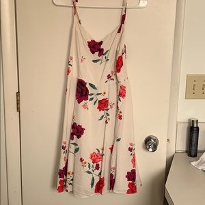 White Floral Dress